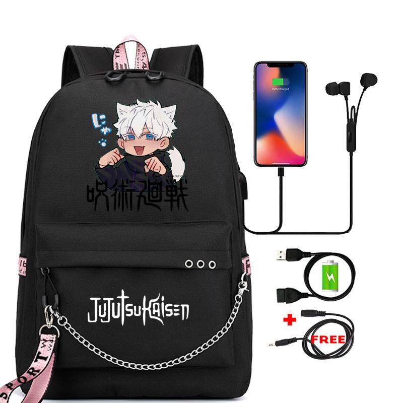 Anime Backpack Children Teenager Cartoon Bagpack Waterproof Students Boys Girls Schoolbag School Bag Mochilas