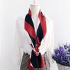 New Versatile Small Scarf For Women Long And Narrow Version Cute Pony Double-Layer Silk Satin Scarf