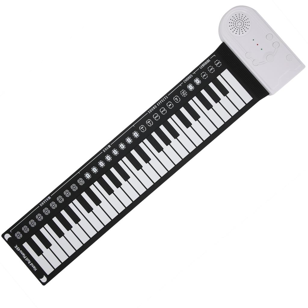 Electric Piano Keyboard 49 Keys Portable Folding USB Rechargeable Beginners Gifts
