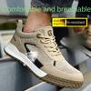 Labor Insurance Shoes, Smash-proof, Puncture-proof, Wear-resistant, Non-slip, Safety Work Shoes for Men