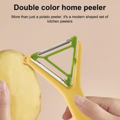 2-в-1 кухонный нож из нержавеющей стали, терка, измельчитель, компактный инструмент для очистки