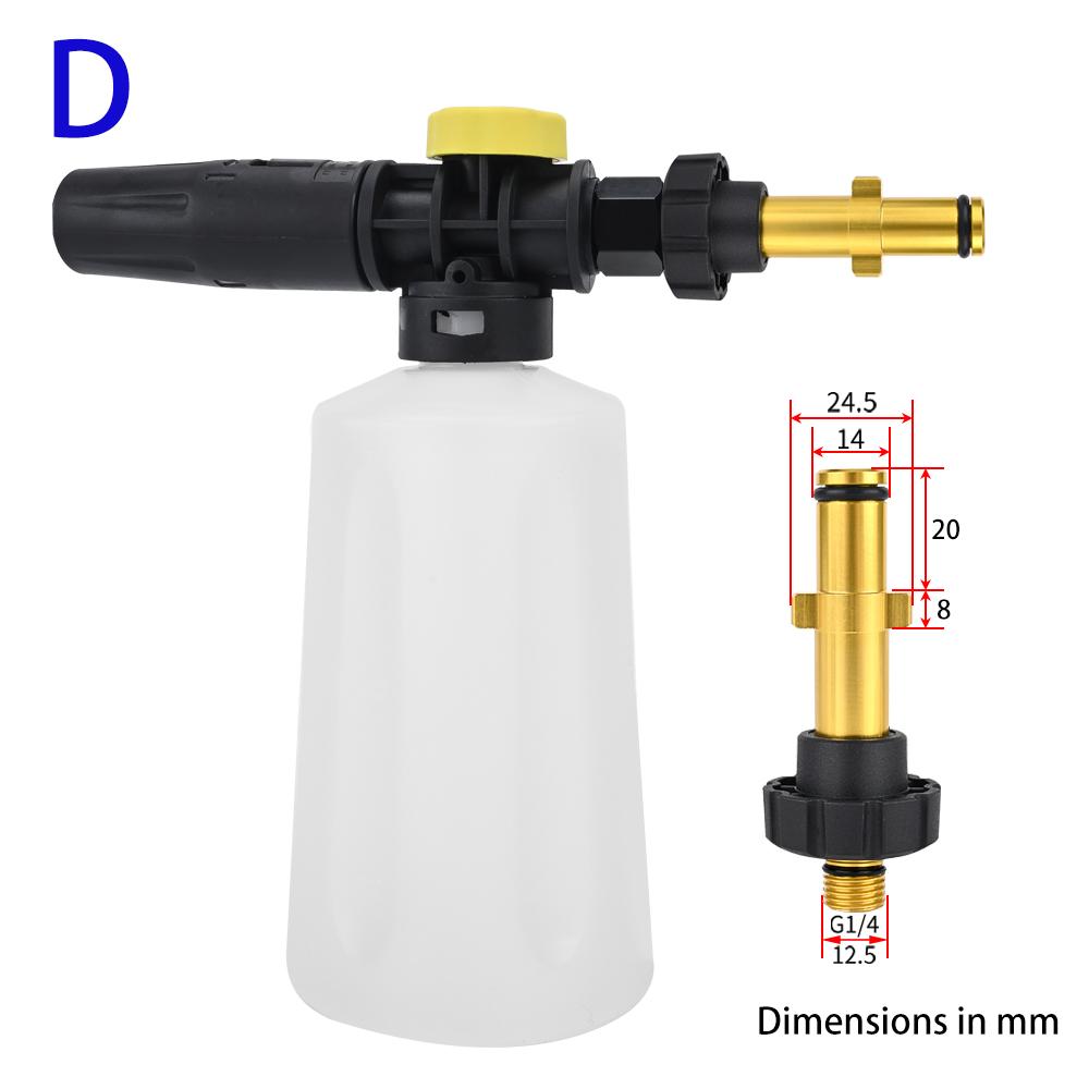 Pressure Washer 750ML Snow Foam Generator Lance Foam Cannon For AR Nilfisk Karcher Lavor STIHL Huter Interskol Elitech Bosh