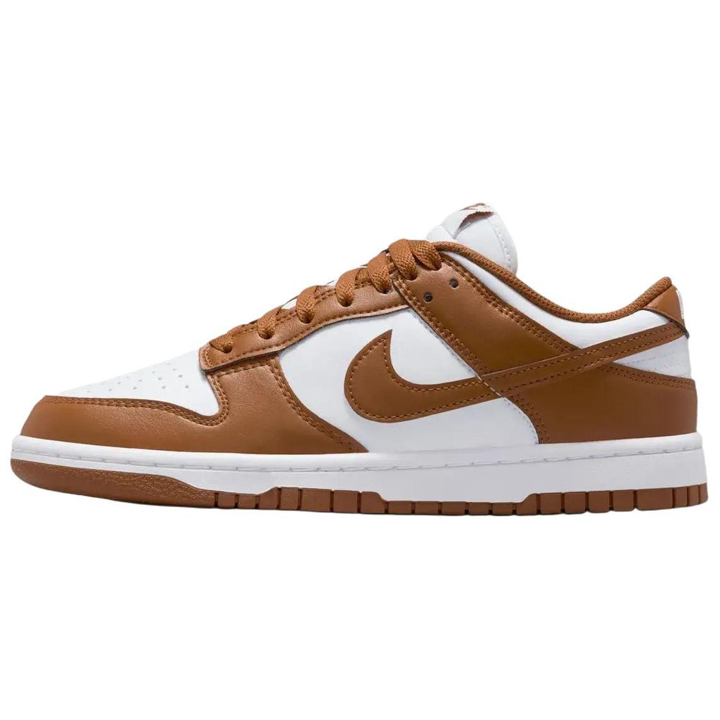 Nike Кроссовки Dunk Low Skateboard Shoes Женские Белые Коричневые IM6572-101