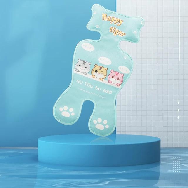 Летняя охлаждающая подкладка для коляски 3D воздушная сетка дышащий коврик подушка для сиденья детской коляски мягкий матрас аксессуары для подкладки коляски 33X70СМ