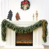 6/9 Ft Christmas Cedar Garland, Realistic Faux Pine Garlands, Green Artificial Greenery Garland for Winter Home, Fireplace