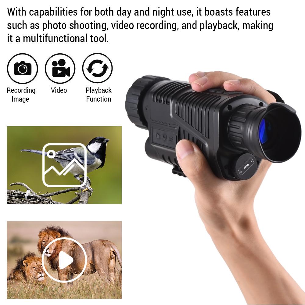 5X40 Инфракрасный цифровой монокулярный телескоп ночного видения Открытый прибор ночного видения для кемпинга