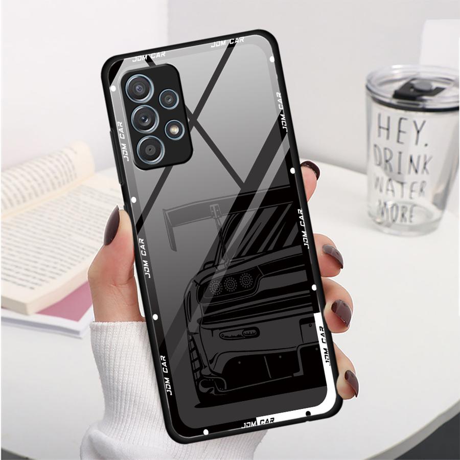 Японский кейс для дрифт-автомобиля для Samsung Galaxy A51 A52 A14 A30 A15 A50 A73 A34 A56 A35 A25 A36 A71 A13 A20 A21 A06 A12 A10 A16 A02