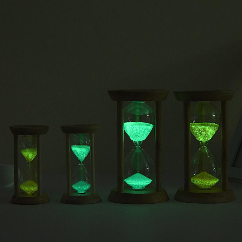 1PCS 3/5/10/15/30 Minutes Wooden Hourglass Timer Home Living Room Desktop Decoration Children Birthday Gift Portable Sand Clock2