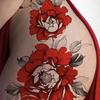 Китайские цветочные временные татуировки наклейки красные цветы водонепроницаемые наклейки для тела долговечные поддельные татуировки фестиваль вечеринка наклейки для кожи искусство