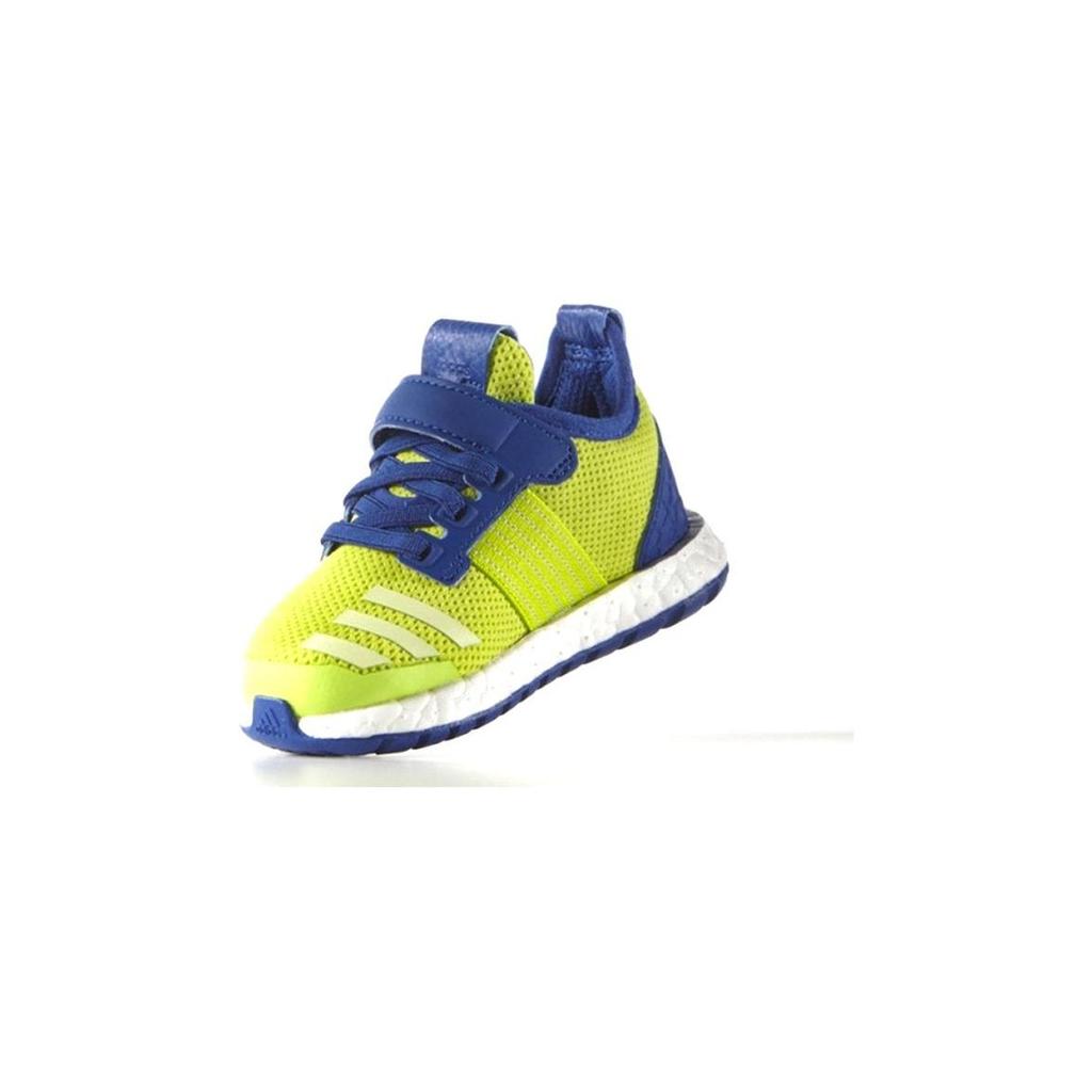 adidas Lego X Pure Boost Удобные Износостойкие Низкие Кроссовки для Ходьбы Детская Обувь Синий Белый Зеленый AQ5617