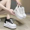 Женская спортивная обувь, модные женские кроссовки, женская летняя обувь, вулканизированные кроссовки S, женские, весенние, внутренняя высота, увеличивающая рост