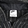 Шерстяная куртка Stussy Nike в полоску Черная