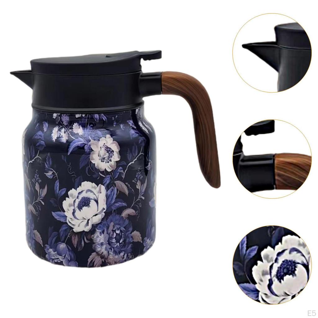 Изолированный кувшин для чая с крышкой, контейнер для воды, мероприятия на открытом воздухе