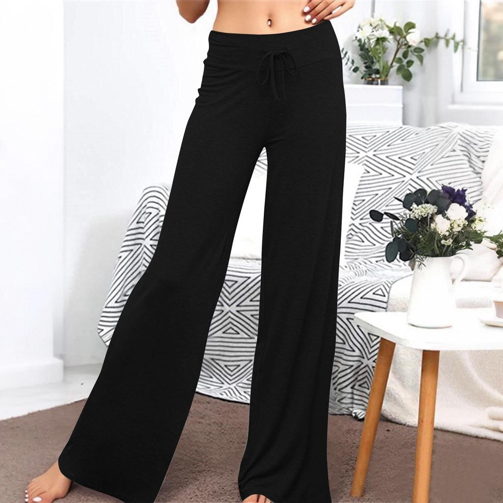 Women's Wide-leg Yoga Pants With High-waisted Sports Trousers