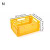 1-3pcs Plastic Foldable Storage Crate Folding Box Basket Stackable Jewellery Toys Boxes Organizer Cosmetic Drawer Case Portable