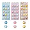 Капсула Squishy aninako 3D Эпоксидная для Детей Вдохновляющая Изысканный Планировщик Дневник для Телефона Поделка Популярный Подарок Наклейки, Наклейки, Набор из 3 Штук, Рельефные,