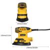 Detail Sander 13,000 OPM Compact Electric Sander with Dust Collector 220W 1.6Amp Power Sander with