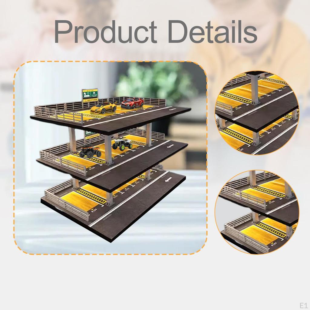 1/64 DIECAST MODEL GARAGE DIORAMA DISPLAY TOP для подарков, коллекционных моделей