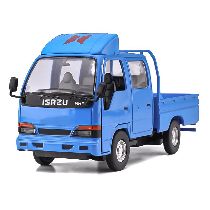 1/32 модель автомобиля для легкого грузовика Isuzu, модель металлического литья под давлением, инженерное моделирование, транспортная машина, литейный грузовик