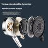 OPLSED Ultra-Powerful Air Pressure Shower Head, Coarse Hole Shower Head, Bathroom High-Pressure Showe
