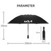 Car Fully Automatic Umbrella LED Flashlight UV Umbrellas For KIA sportage cerato Optima K2 K3 K4 K5 rio soul stonic Accessories