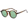 2021 Fashionable Korean Style Round Frame Sunglasses with Slimming Face Design