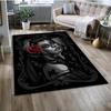 Готический женский череп с ужасом, коврик для мертвой девушки, ковер для дома, гостиной, спальни, дивана, коврик для двери, детский нескользящий напольный коврик 3D