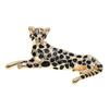 New Enamel Leopard Brooch Women And Men Pin Unisex Jewelry Fashion Winter Accessories
