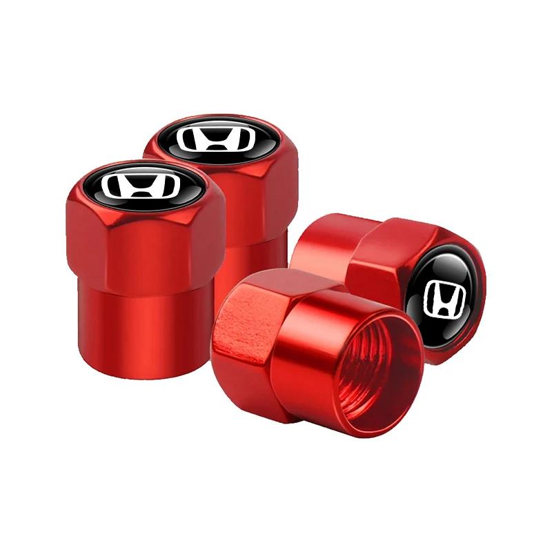 Car Wheel Tire Valves Tyre Air Caps Case Car Sticker For Honda Civic Odyssey HR-V City Accord Jazz Car Accessories rlsh58