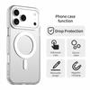 For iPhone 17 Pro Case Compatible with MagSafe Anti Drop Hybrid Phone Back Cover