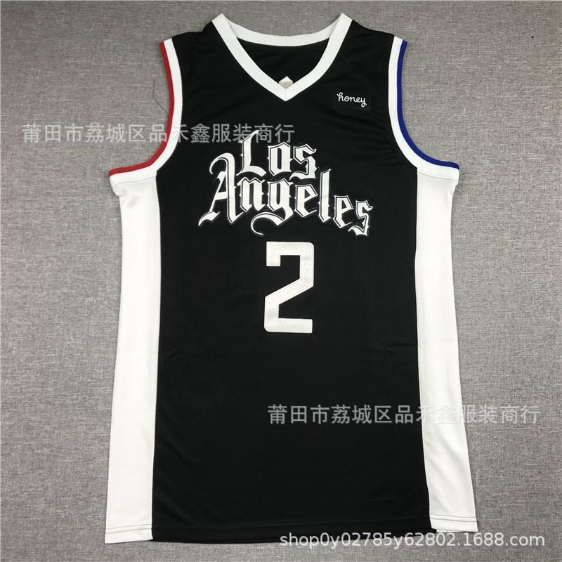Los Angeles Clippers Basketball Jersey Kawhi Leonard 2 Paul George 13 Embroidered City Edition Cotton Sportswear Men Women