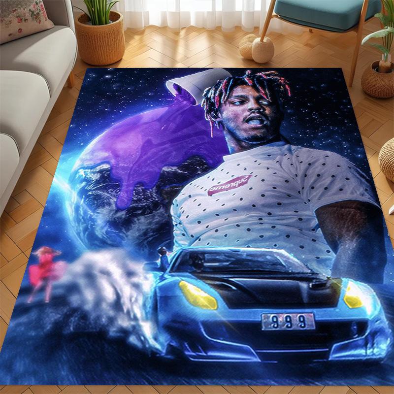 Juice Wrld: Ковер Legacy Sound Подходит для всех сезонов Коврики для гостиной и спальни Коврик для ванной комнаты с рисунком Подушка для офисного кресла