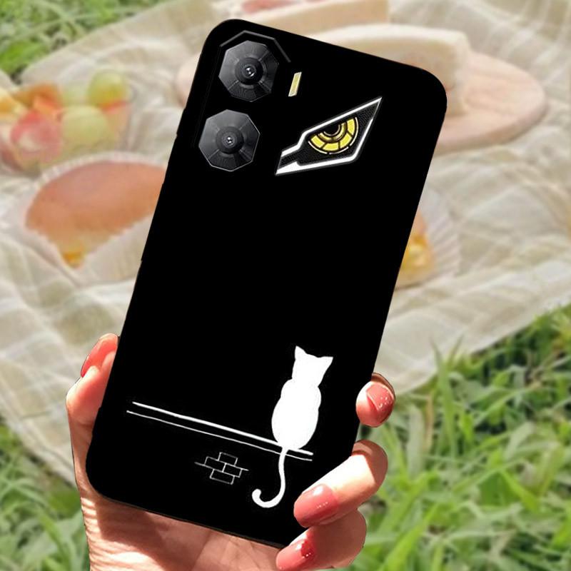 Чехол для ZTE Nubia Neo3 Neo 3 5G Z2464N TPU Мягкий Силиконовый Черный Матовый Чехол для Телефона Для Nubia Neo3 Задняя Крышка Защитная Оболочка