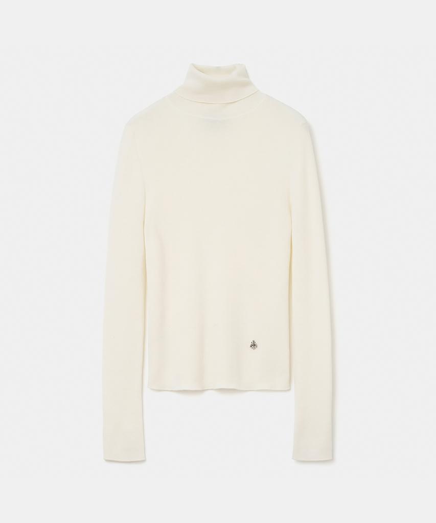 UNIFORM BRIDGE High Gauge Turtle Neck Knit(Women) Ivory