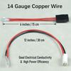 Battery Wire Harness Kit fit for Razor PR200 MX350 MX400 Pocket Mod, PR200 v27+, MX350 V33+, MX400 V33+ - 3 Holes Plug