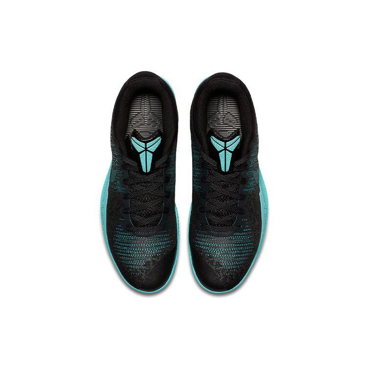 Nike Mamba Rage Trendy Comfortable Fabric Shock Absorption Non-Slip Wear-Resistant Low-Top Basketball Shoes Men sneaker Black Blue AJ7830-004