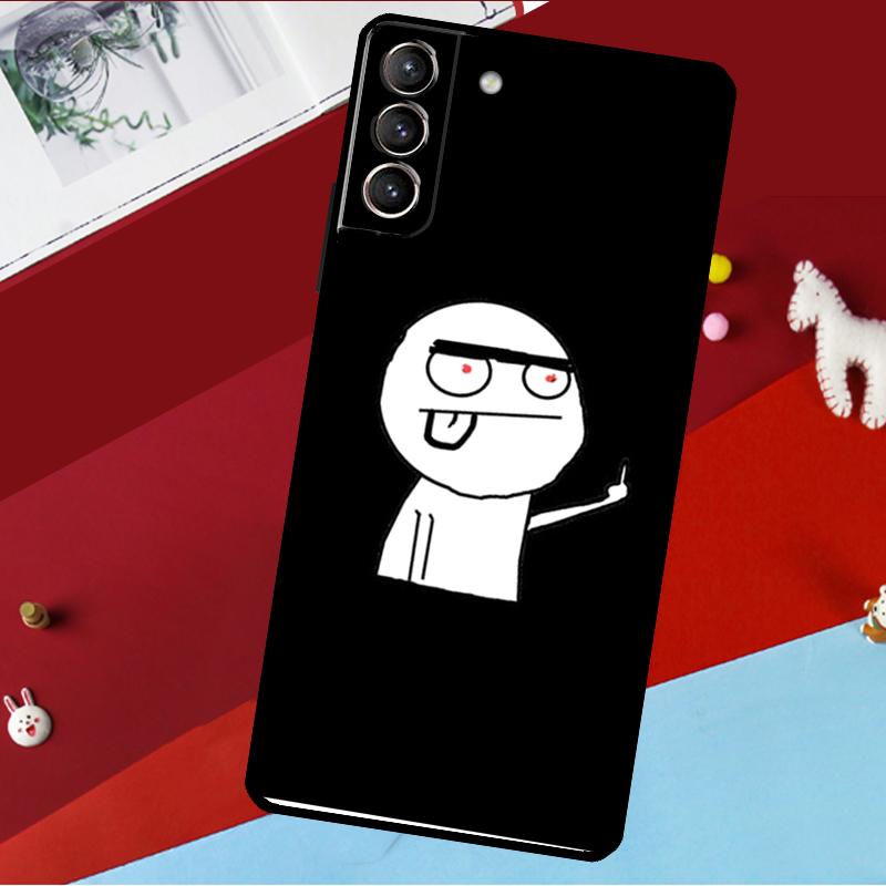 Смешной Человек Средний Палец Чехол Для Samsung Galaxy S26 S25 S24 S21 S22 S23 Ultra S10 Plus S20 FE S25 FE Чехол Для Телефона
