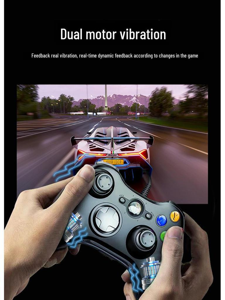 Проводной контроллер Xbox 360 для ПК, Android и P3 с функцией вибрации