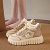 Popular Platform Dad Shoes Women's 2025 Spring New Niche Retro Versatile Student Casual Shoes Lightweight Women's Shoes