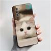 Casing For Motorola Moto G51 5G Case XT2171-2 XT2171-1 Aesthetic Fashion Cute Cat Black Silicone Bumper Shockproof Back Cover