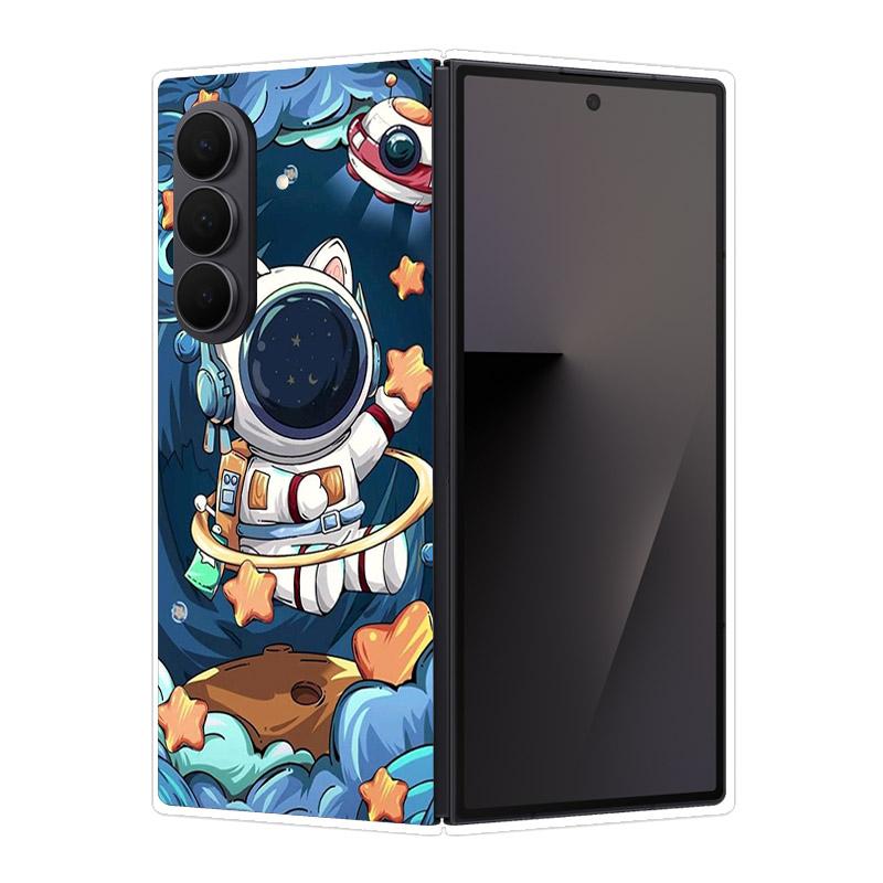 Прозрачный чехол для телефона Samsung Galaxy Z Fold 7 6 5 4 3 2 Защитная крышка Жесткий ПК Прозрачный Ударопрочный Бампер Для Samsung Z Fold7