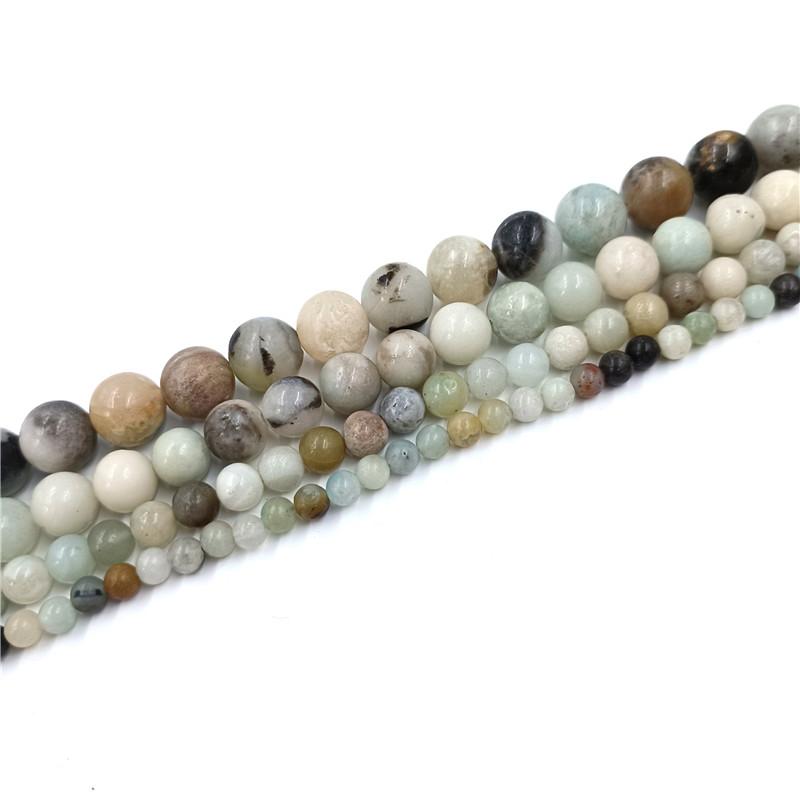 4/6/8/10 мм Изготовление ювелирных изделий для ожерелья, бусины из натурального камня, браслет, мода, сделай сам, материал для бисероплетения, серьги, шнурок