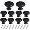Drawer Knobs, Pulls, Knobs, Handles, Custom, Stylish Furniture, Set of 10 (Black)