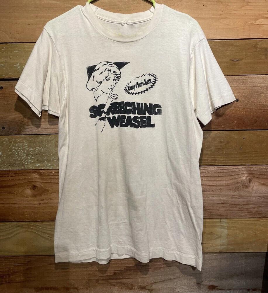 Винтажная футболка с изображением группы Screeching Weasel для привередливых панков, размеры от S до 5XL, ZL261