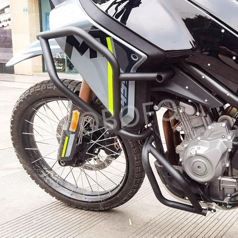 For CFMOTO 450MT 450 MT 450-MT Motorcycle Bumper Anti Fall Bar Upper Lower Crash Tank Bar Bumper Modification Accessories