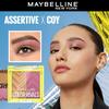 Maybelline Палетка пигментированных теней для век New York Color Rivals 3 г Стойкая Водостойкая Матовая Мерцающая Напористая X Застенчивая