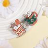 Christmas Snowman Elk Enamel Pins Custom Gingerbread Man Drink Brooches Lapel Badges Clothes Funny Jewelry Gift for Kids Friends