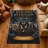 Odin Norse Poetic Edda Indoor Rug Soundproof Noisereducing Carpet For Bedroom Study Home Decor Holiday Gift