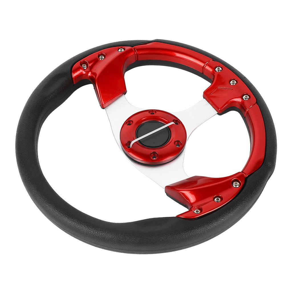 13-дюймовый автомобильный руль, универсальная модификация рулевого колеса для большинства седанов и внедорожников, красный