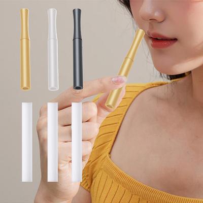 Ароматерапевтический ингалятор для эфирных масел Ингалятор для отказа от курения Стильный ингалятор из нержавеющей стали Персональный диффузор-ингалятор для эфирных масел